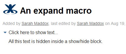 Nested Expand Macros In Confluence Wiki Ffeathers